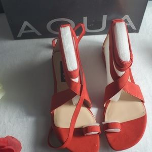 Aque x Helen Owen women  bay suede lace up sandal